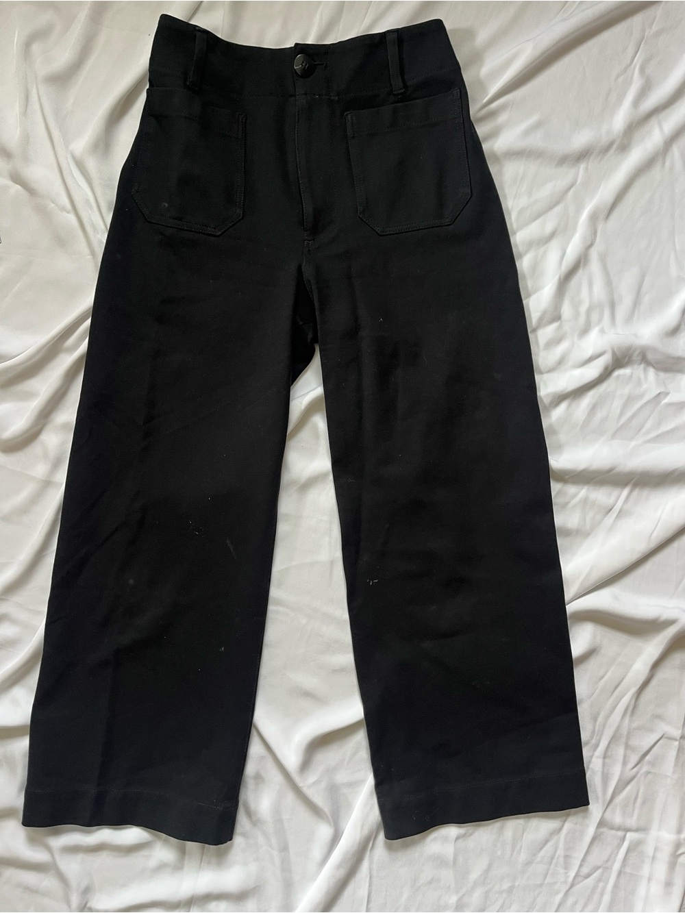 Maeve by Anthropology Black Wide-Leg pant